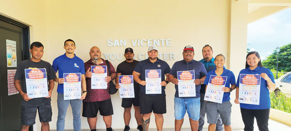 Northern Mariana Islands Basketball Federation officials