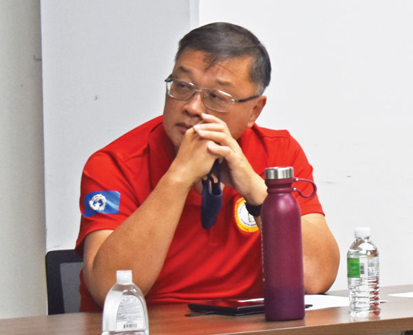 Northern Marianas Sports Association president Jerry Tan 