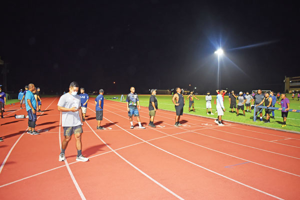 Players trying out for the CNMI National Baseball Team for next year’s Pacific Mini Games