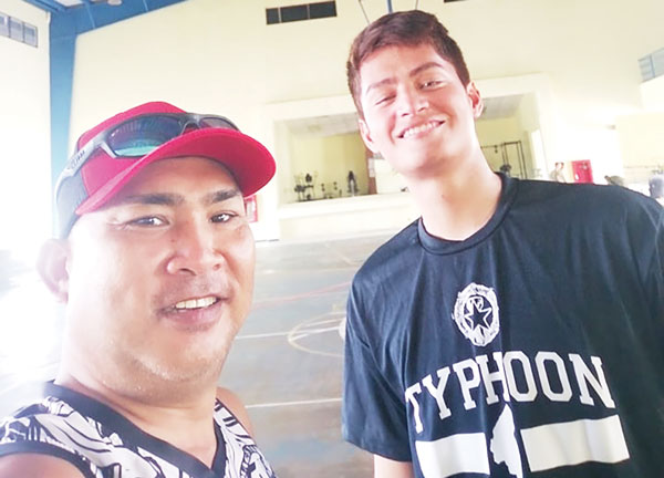 Tinian Amateur Basketball Association president Christopher SN King