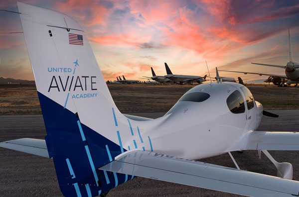 United Airlines announced Monday the inaugural class of 30 United Aviate Academy