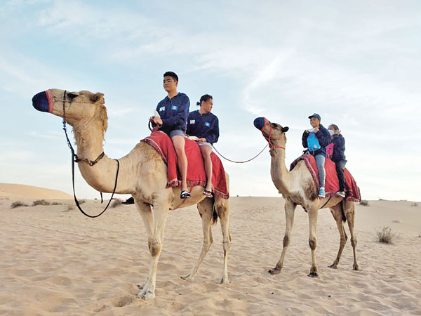 Liwa Desert in Abu Dhabi